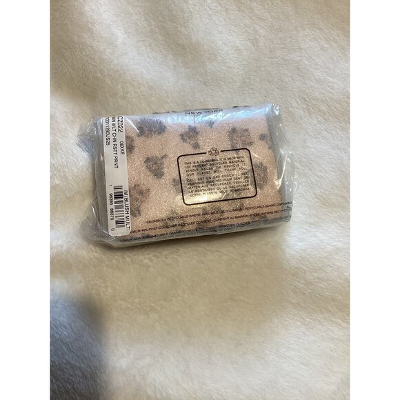 Coach Mini Wallet on a Chain Rosette Print Pink Floral Crossbody - Picture 5 of 9